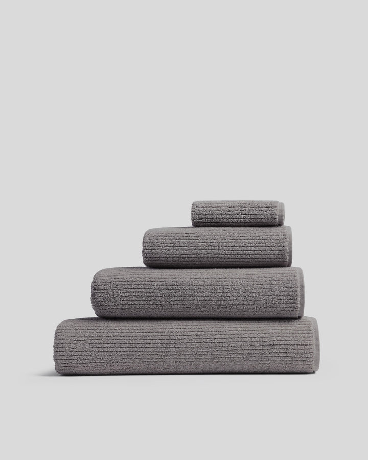 Soft Rib Towels - FINAL SALE (Pebble)
